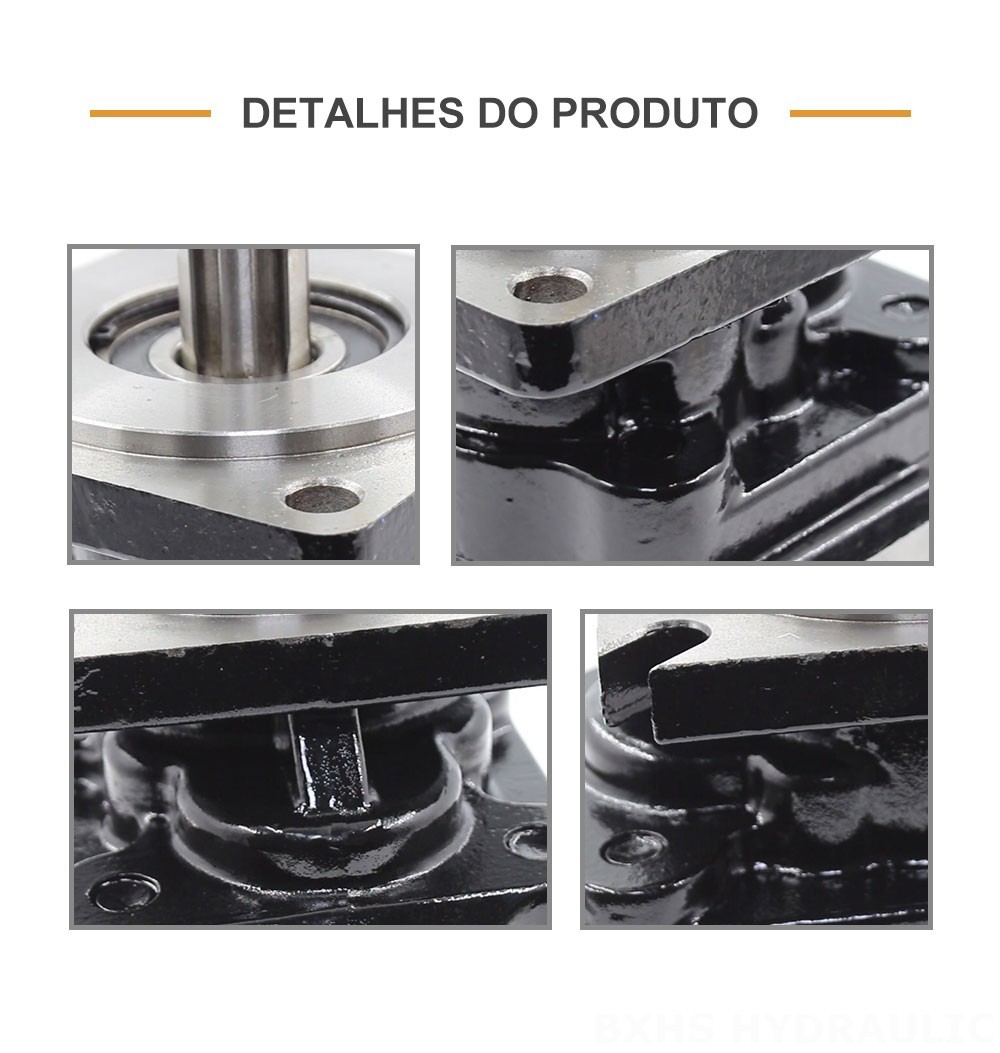JHP2063 63 cc/rev Bomba de engrenagem hidráulica