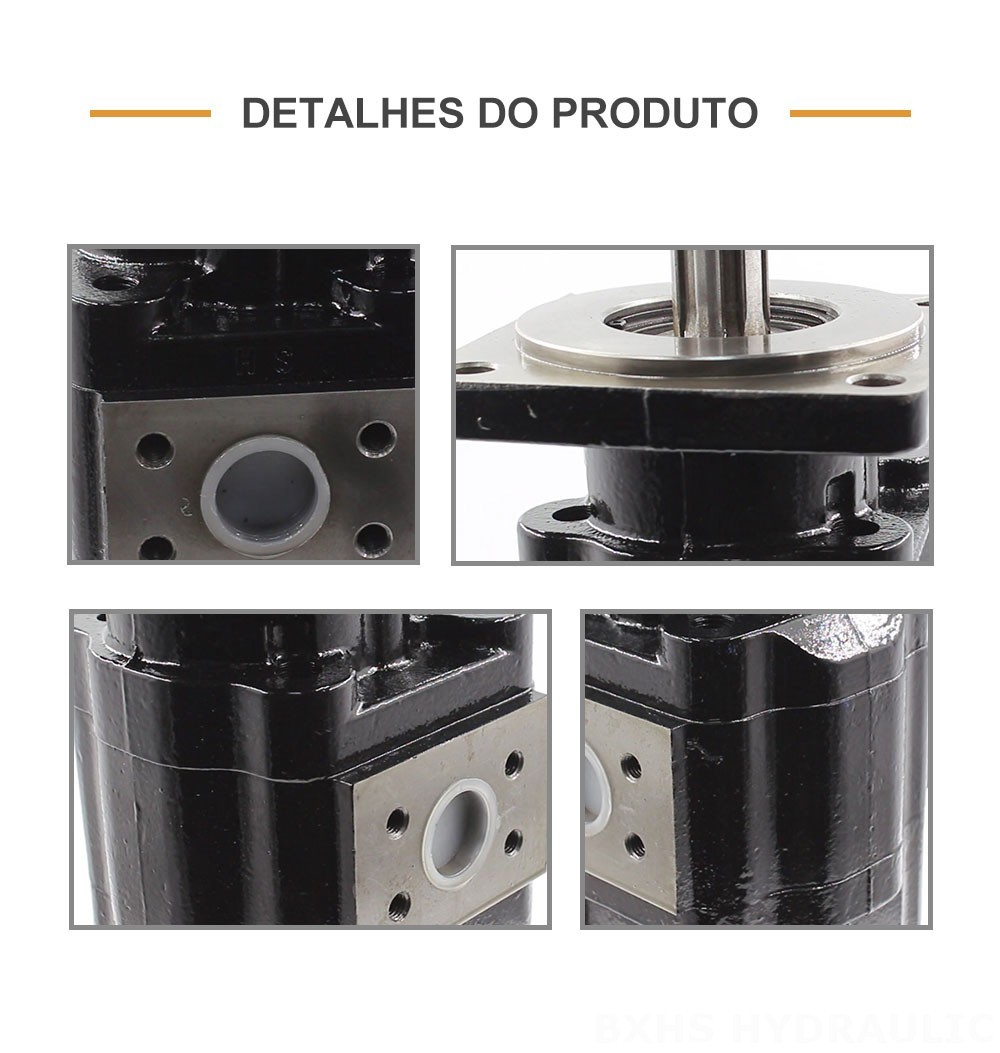 JHP2080-2080 80 cc/rev Bomba de engrenagem hidráulica
