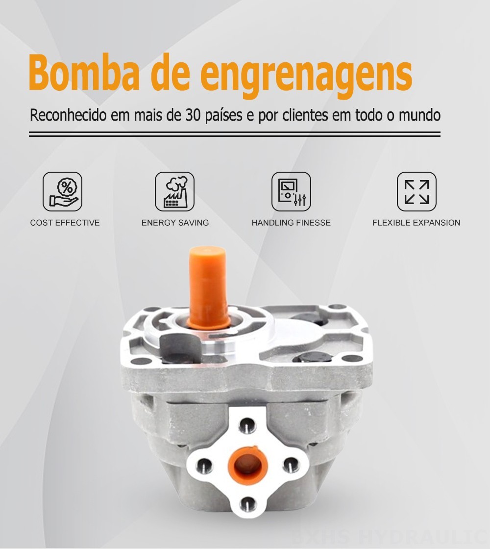 NSH10-M 10 cc/rev Bomba de engrenagem hidráulica