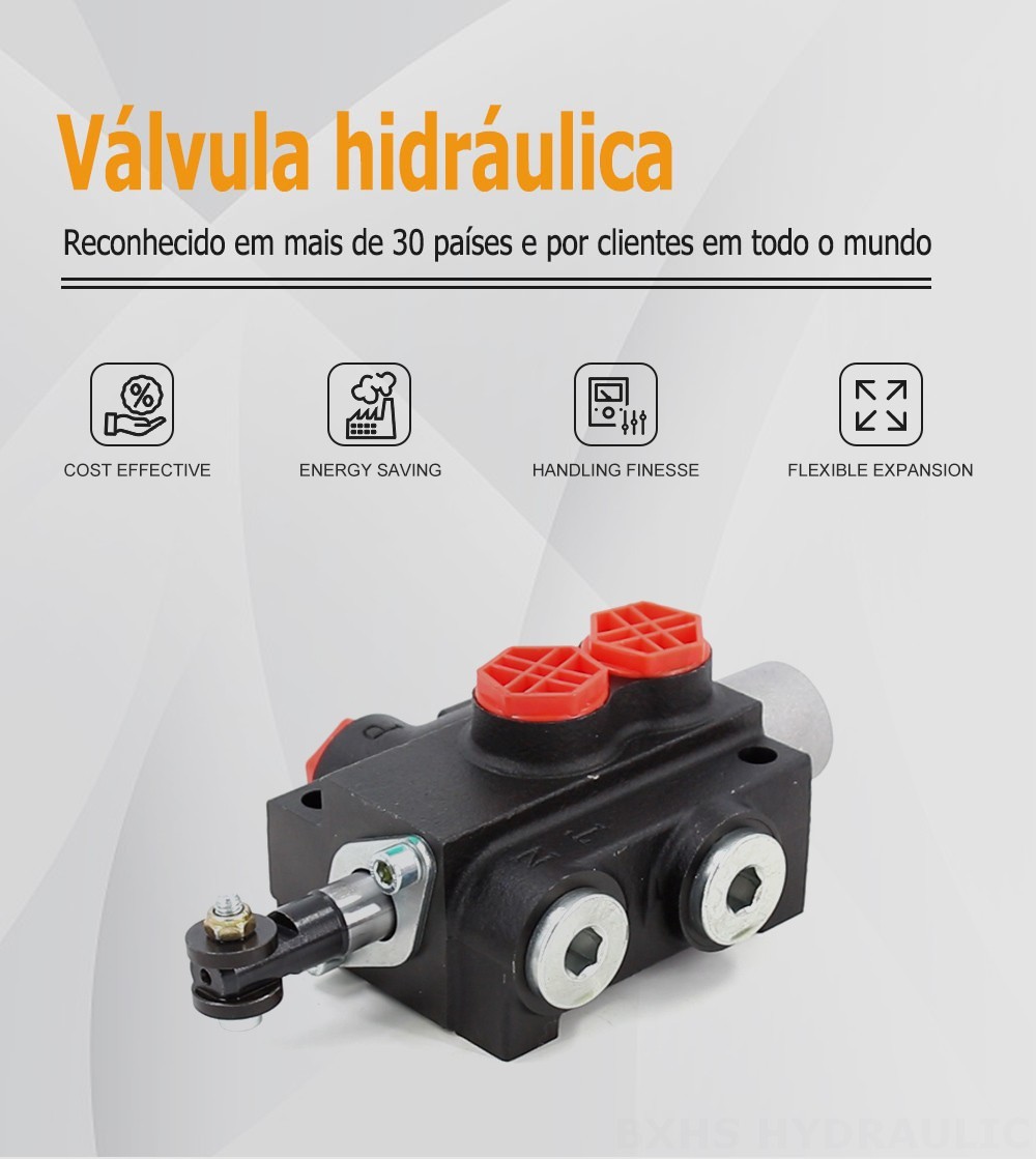 P40-201 Manual 1 carretel Válvula Direcional Monobloco
