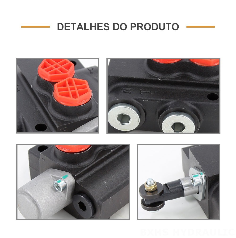 P40-201 Manual 1 carretel Válvula Direcional Monobloco