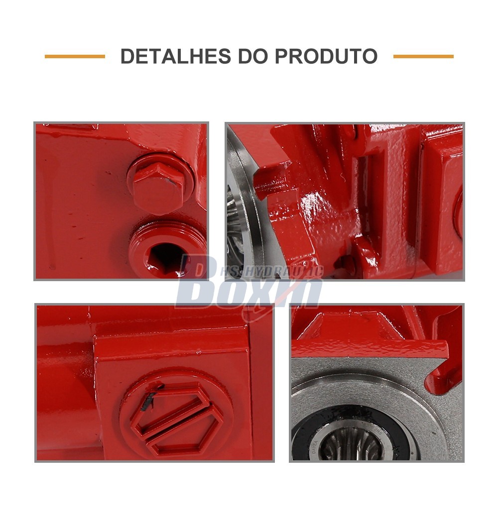 Custom OEM/ODM Service for P51A646TEYR25-25-H 104.5 cc/rev Hydraulic Gear Pump with Private Labeling