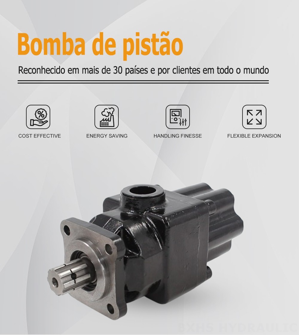P6-40 40 cc/rev Bomba de pistão hidráulica
