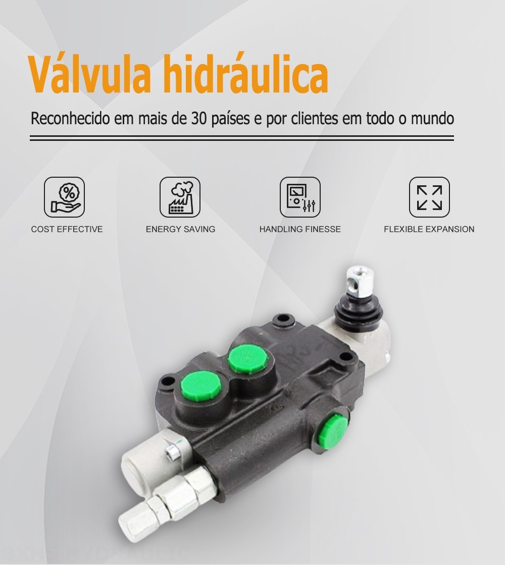 P80-LDG-U78-OT Manual 1 carretel Válvula direcional monobloco