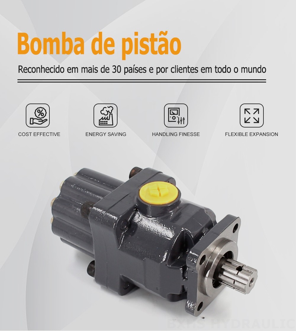 P9-80-H 80 cc/rev 20 MPa (2900 psi) Bomba de pistão hidráulica