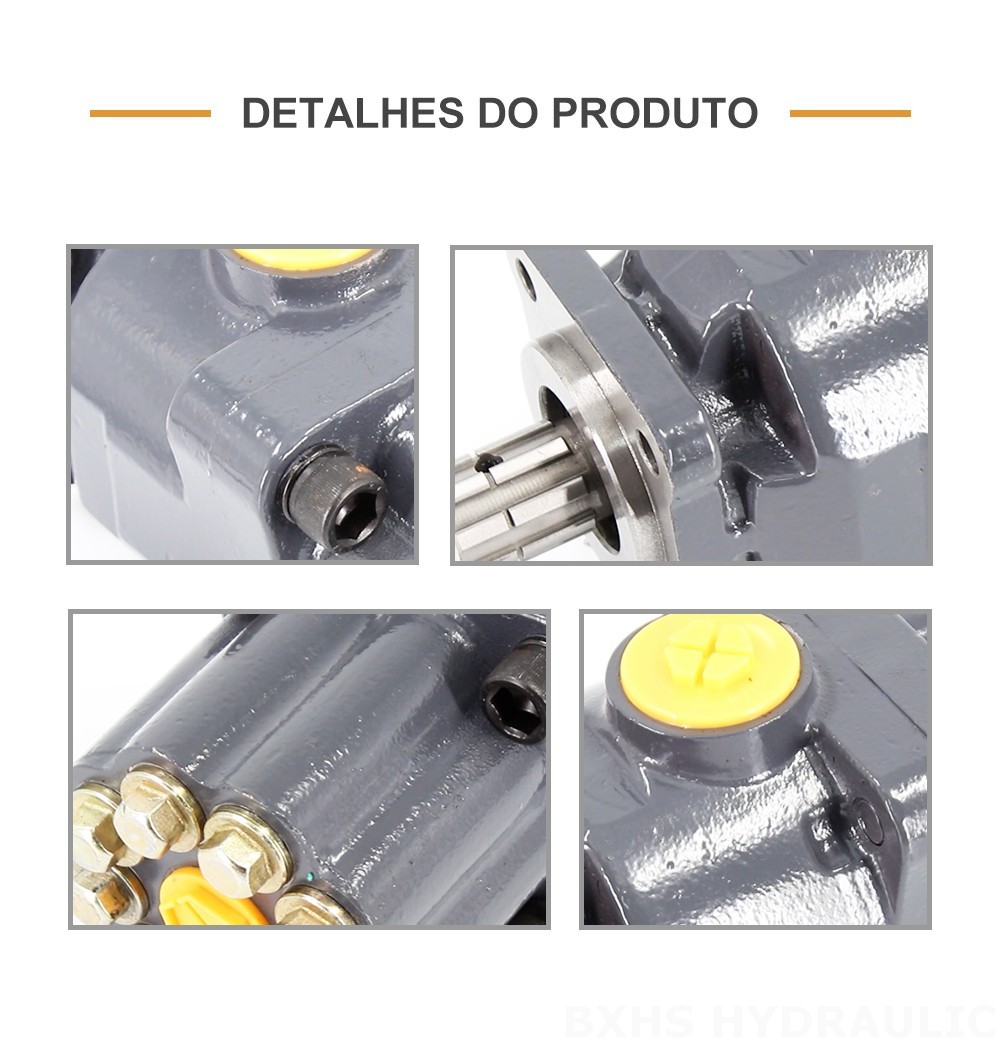 P9-80-H 80 cc/rev 20 MPa (2900 psi) Bomba de pistão hidráulica
