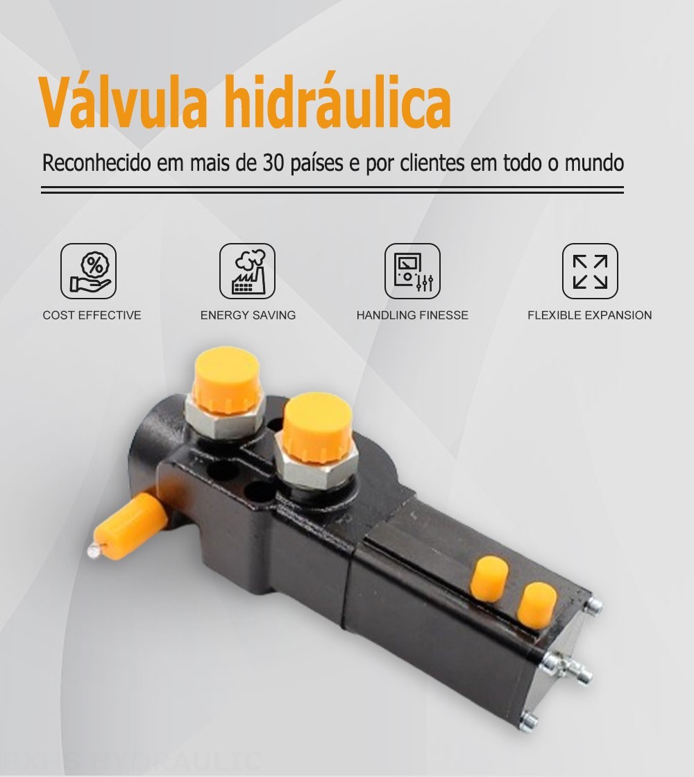 PC-1220-250-1 Pneumático 1 carretel Válvula de Controle Hidráulica