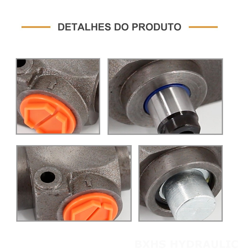 QHF20A Manual 1 carretel Válvula Direcional Monobloco