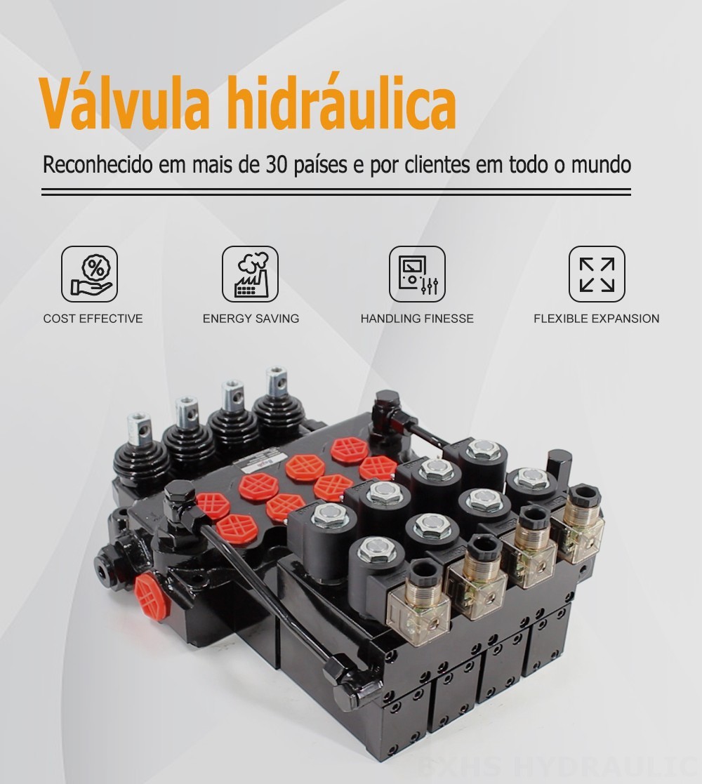 SD11-PG2 Eletrohidráulico 4 carretéis Válvula Direcional Monobloco