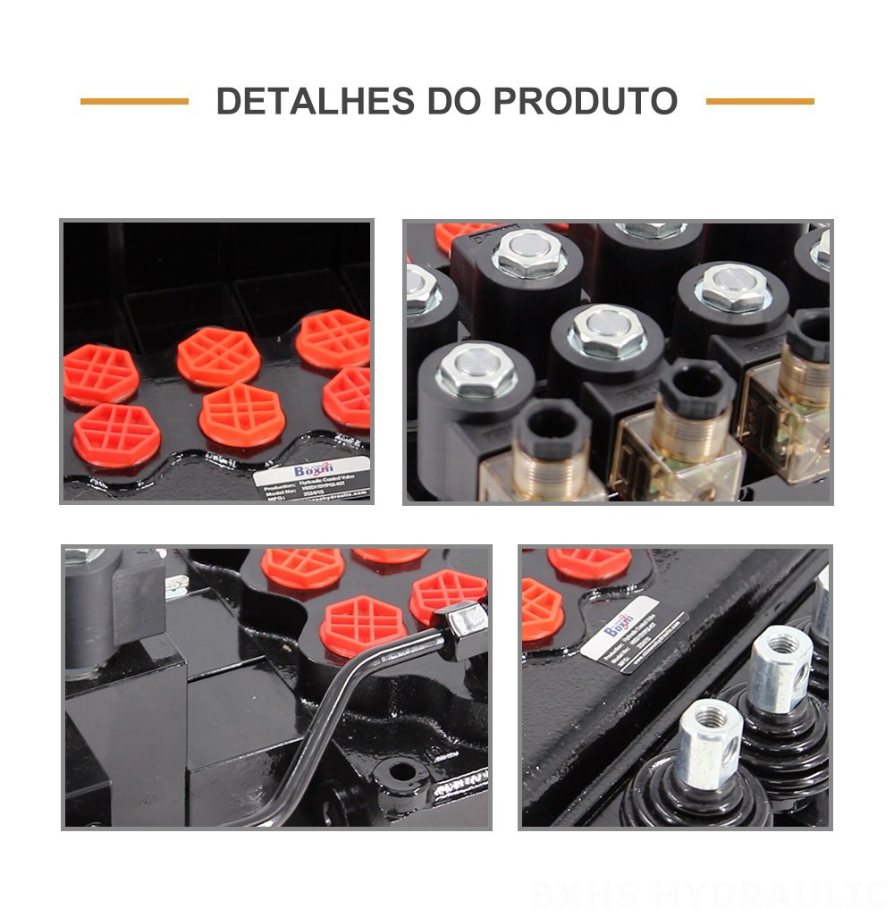 SD11-PG2 Eletrohidráulico 4 carretéis Válvula Direcional Monobloco