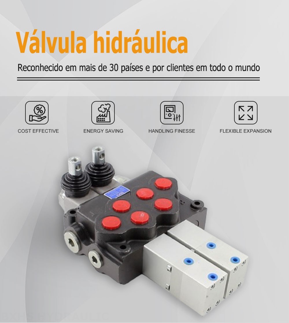 SD11 Pneumático 2 carretéis Válvula direcional monobloco