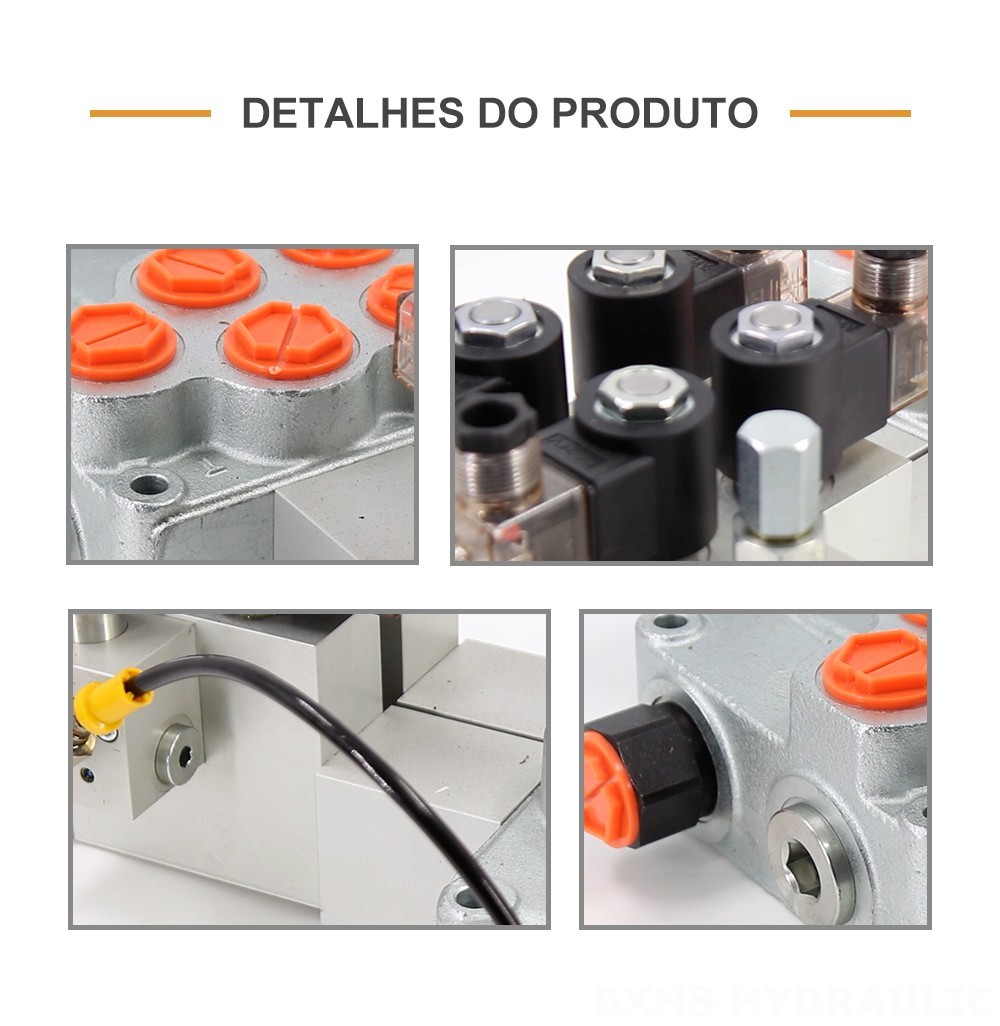 SD18 Elétrico 2 carretéis Válvula Direcional Monobloco