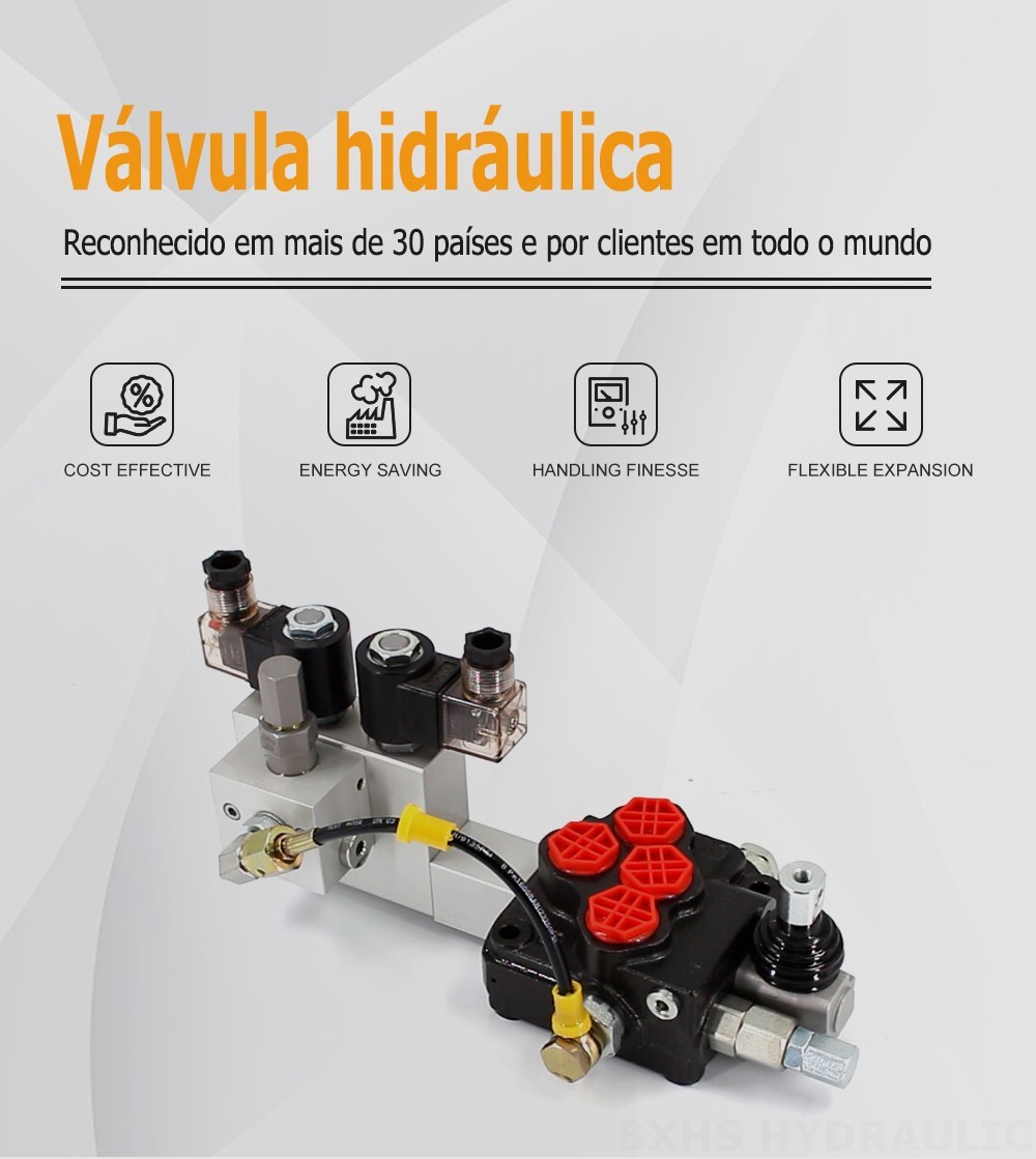 SD5 Eletrohidráulico 1 carretel Válvula Direcional Monobloco