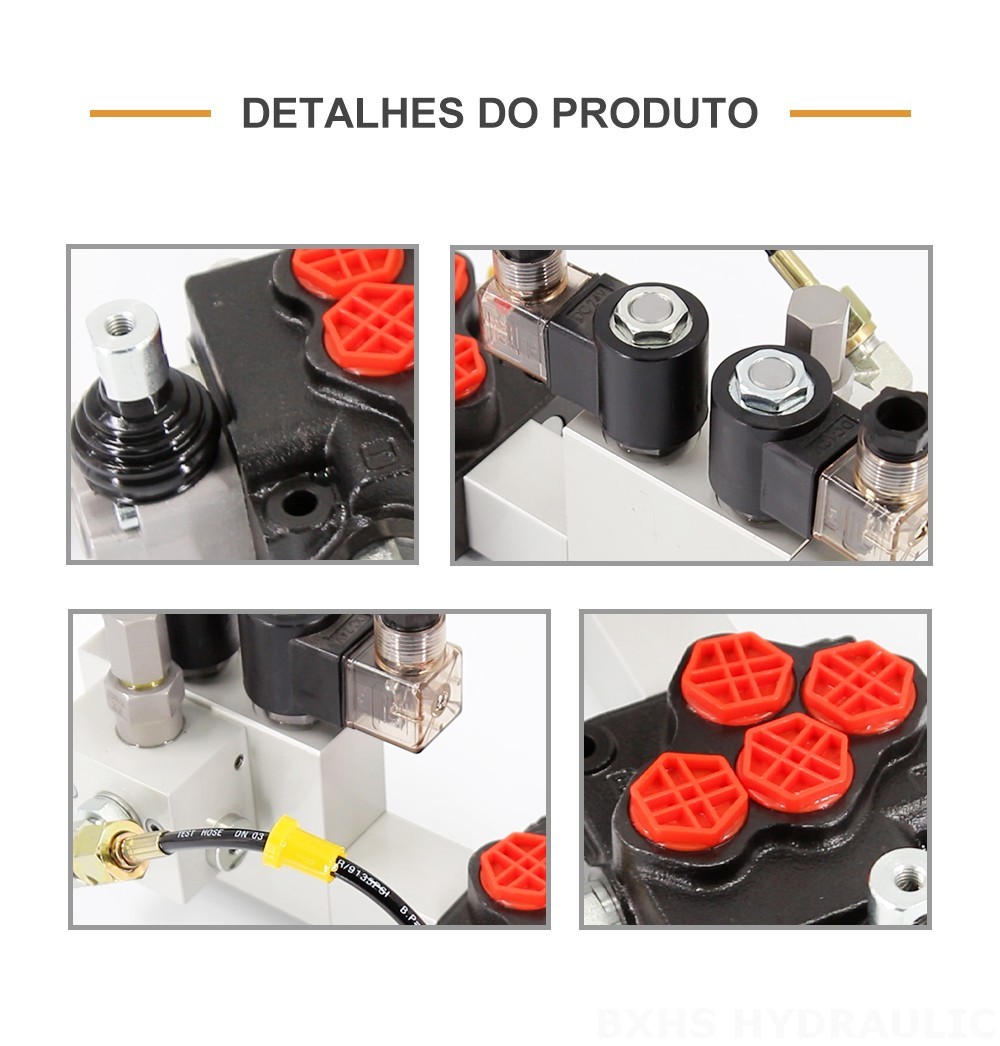 SD5 Eletrohidráulico 1 carretel Válvula Direcional Monobloco