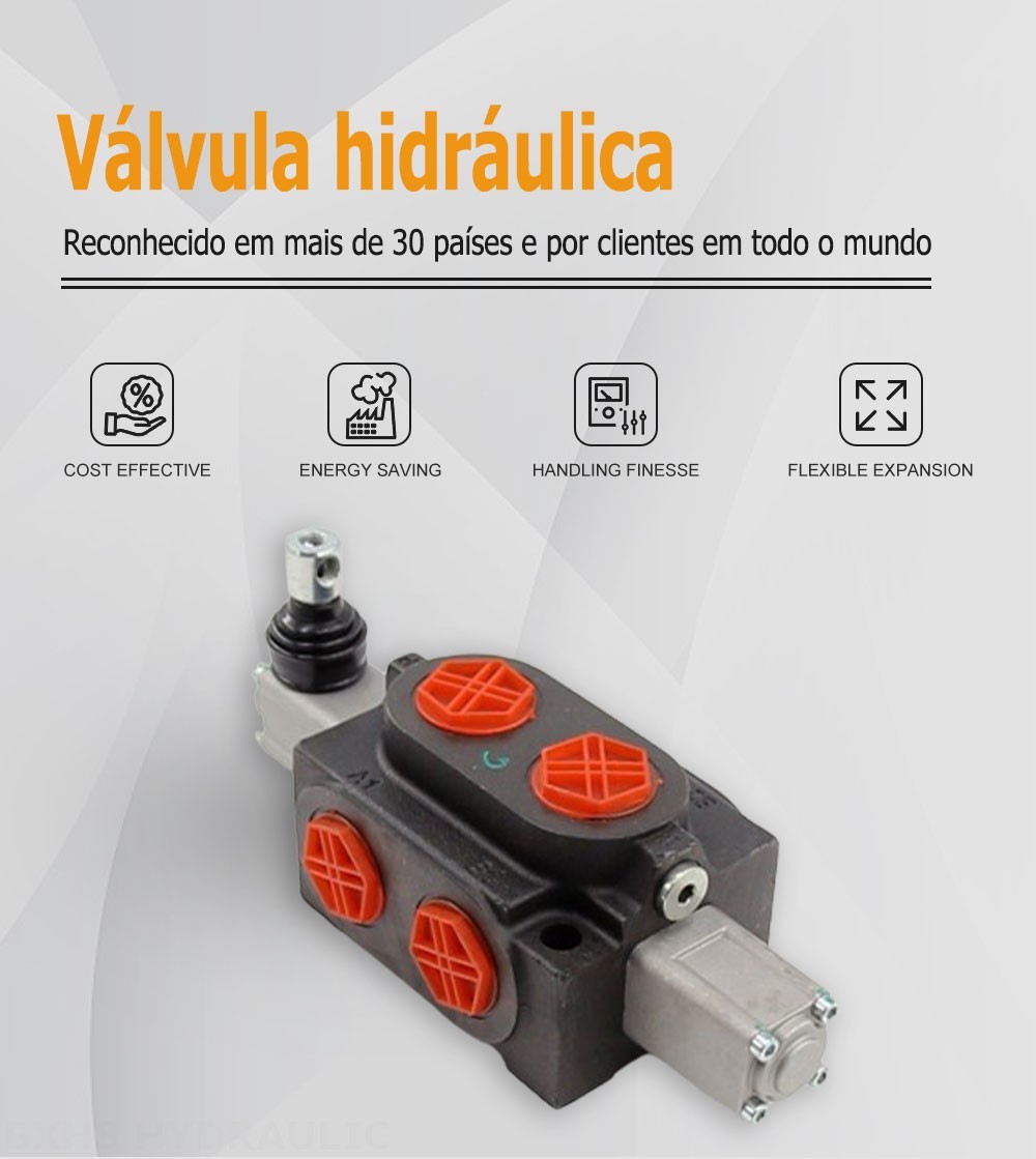 SHFY-G25L-00 Manual 1 carretel Válvula direcional monobloco