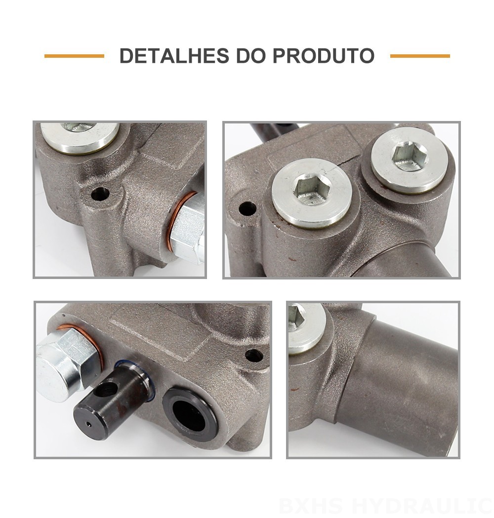 VMS140 Pneumático 1 carretel Válvula Direcional Monobloco