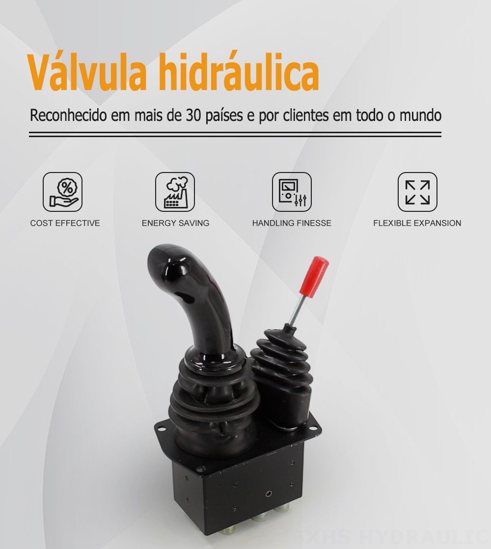 XDF-3X Hidráulico e Manual 2 carretéis Joystick Hidráulico