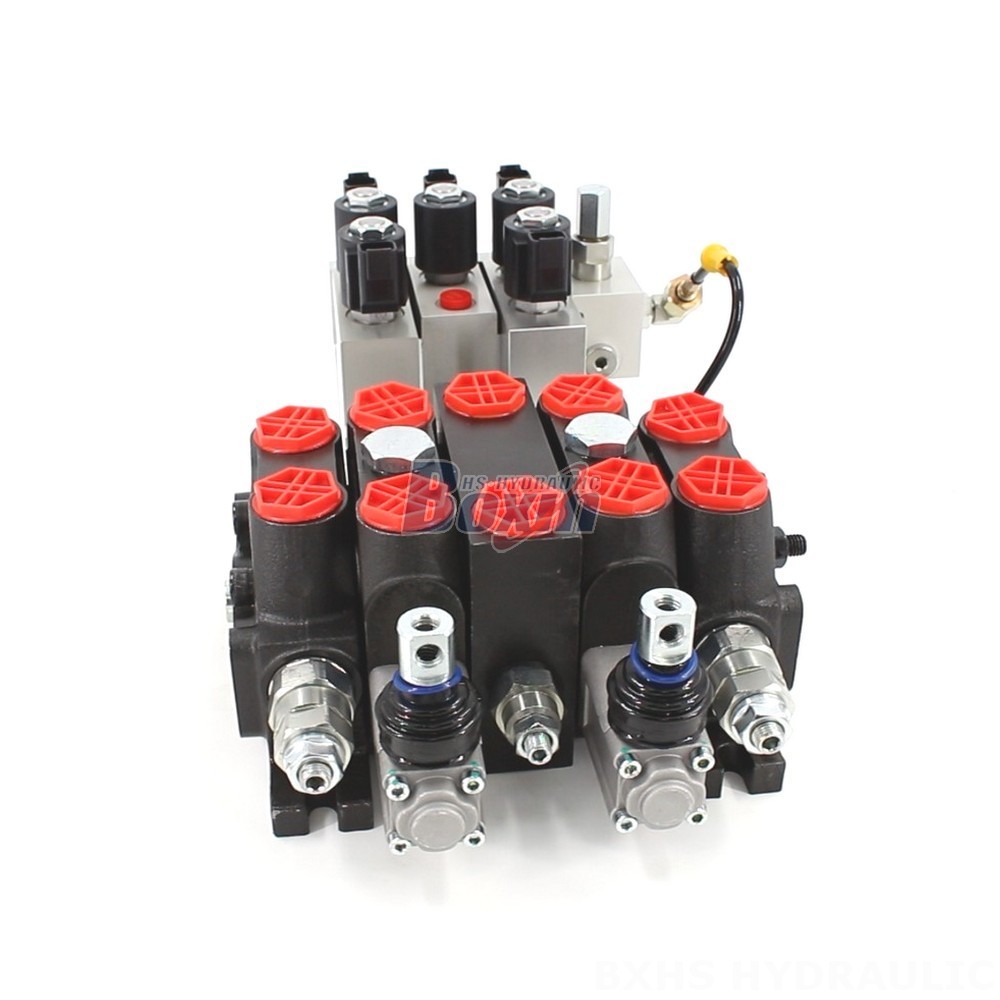 Electro-Hydraulic 3 Spool Sectional Directional Valve DCV100-OT-J-OT main image