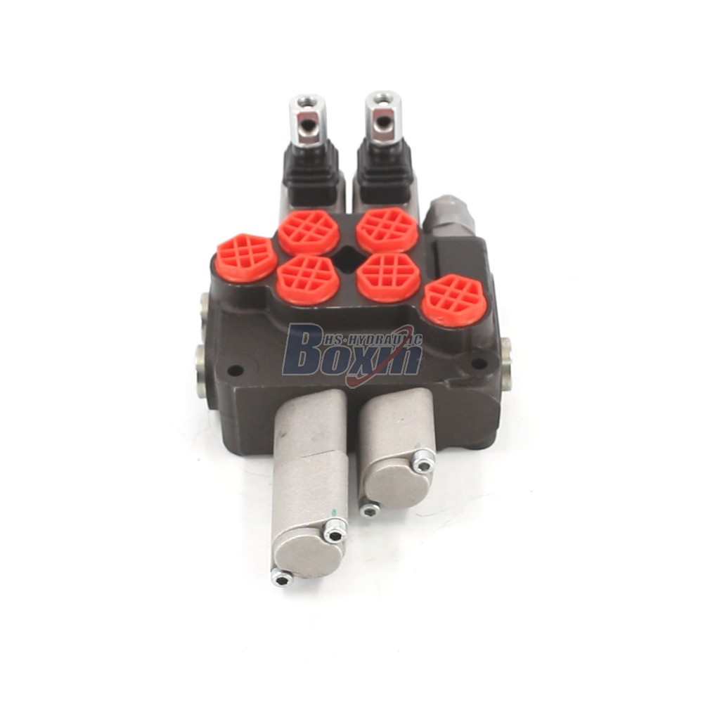DCV20 Manual 2 Spool Monoblock Directional Valve for Hydraulic Systems main image