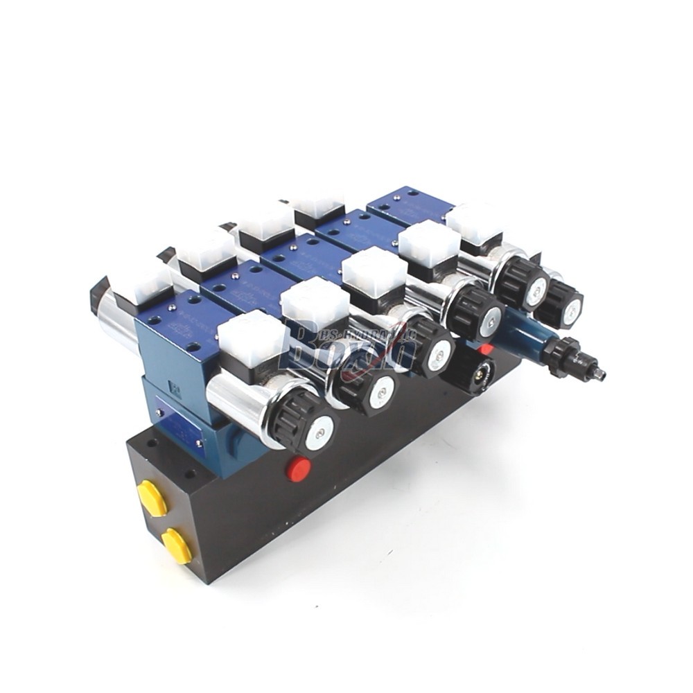Professional Manufacturing of HSBS06 6 Spool Solenoid Valves main image