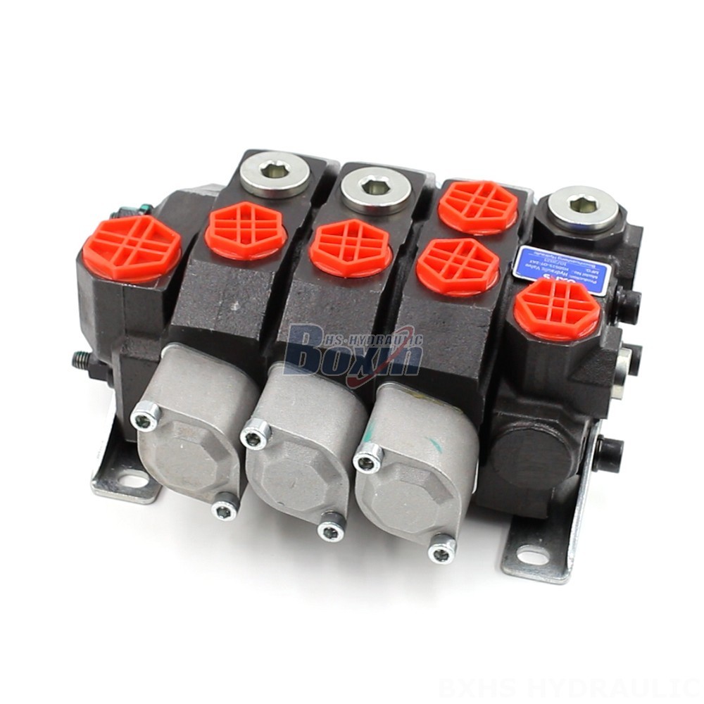 Hydraulic Valve Solutions: Manual 3 Spool Monoblock Directional Valves main image