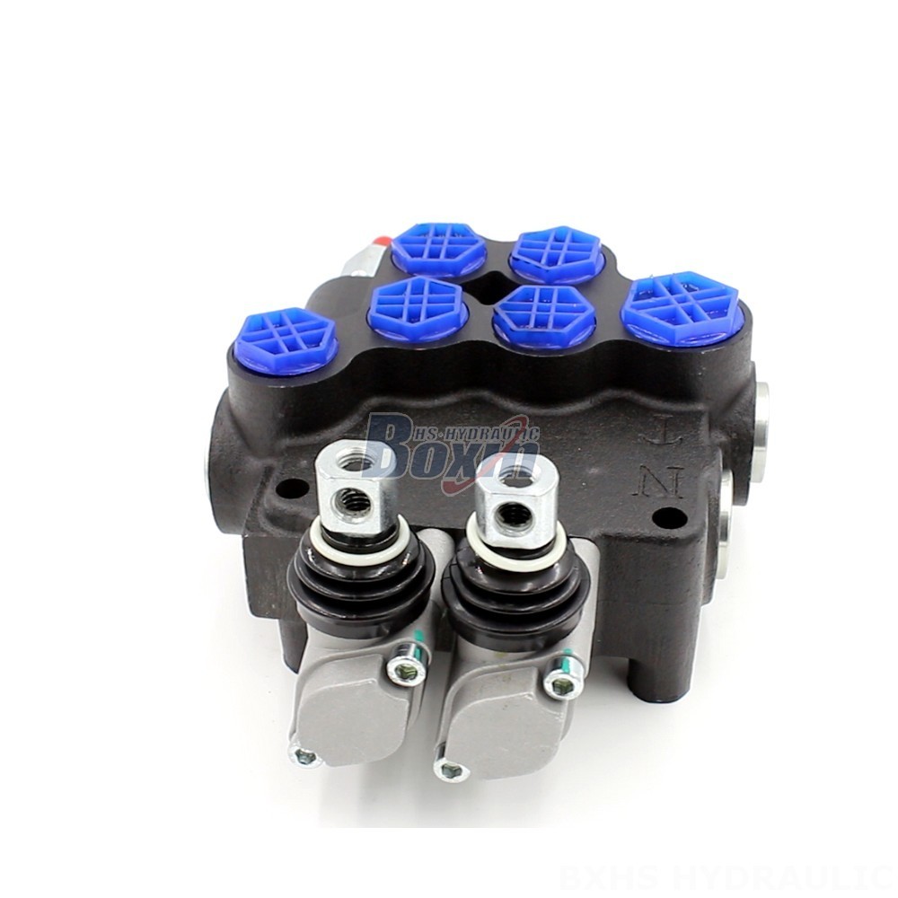 P80-G12-G38-QW Manual 2 Spool Monoblock Directional Valve: Reliable Performance main image