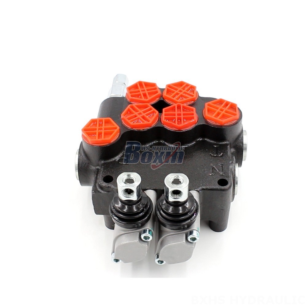 P80-G34-2OT Manual 2 Spool Monoblock Directional Valve main image