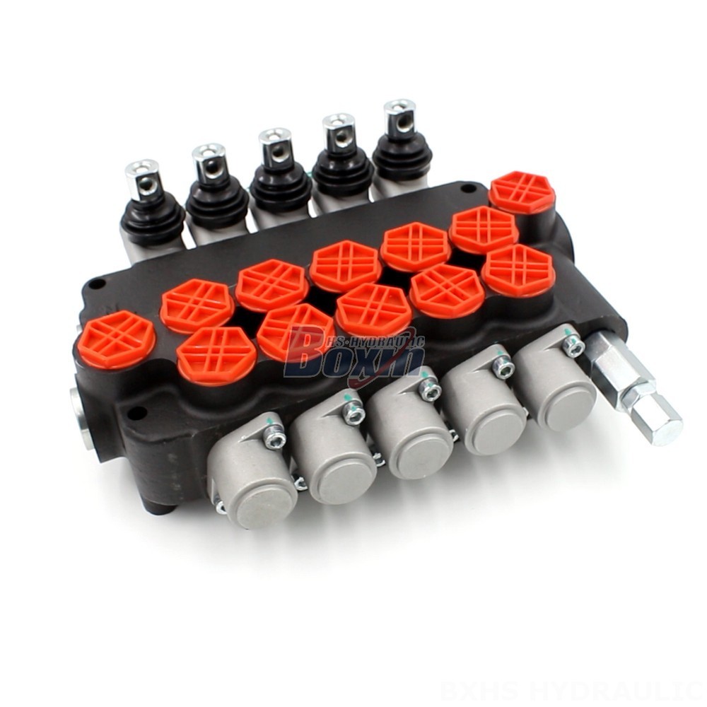 P80-G34-5OT Manual 5 Spool Monoblock Directional Valve Supplier China main image