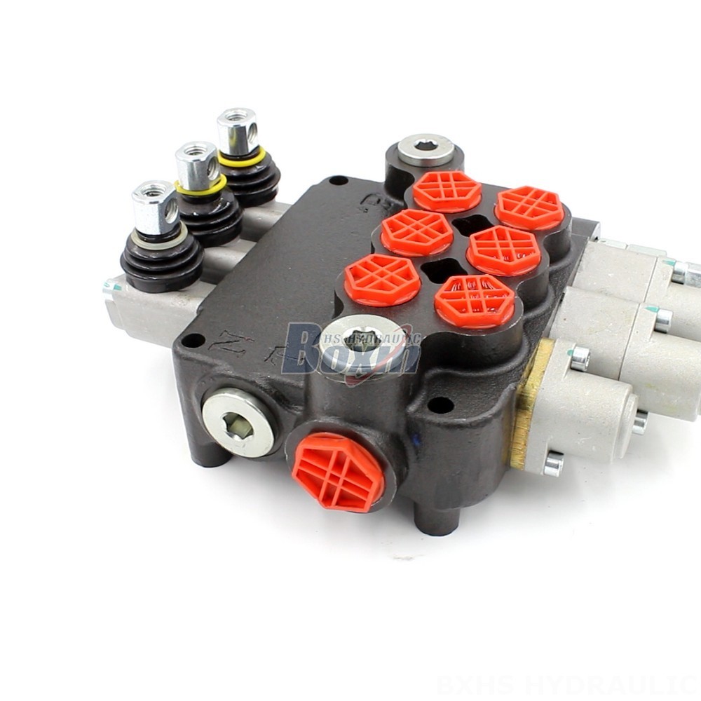 P80-G34-G12 3 Spool Directional Valve: High-Performance Flow Control & Switching main image