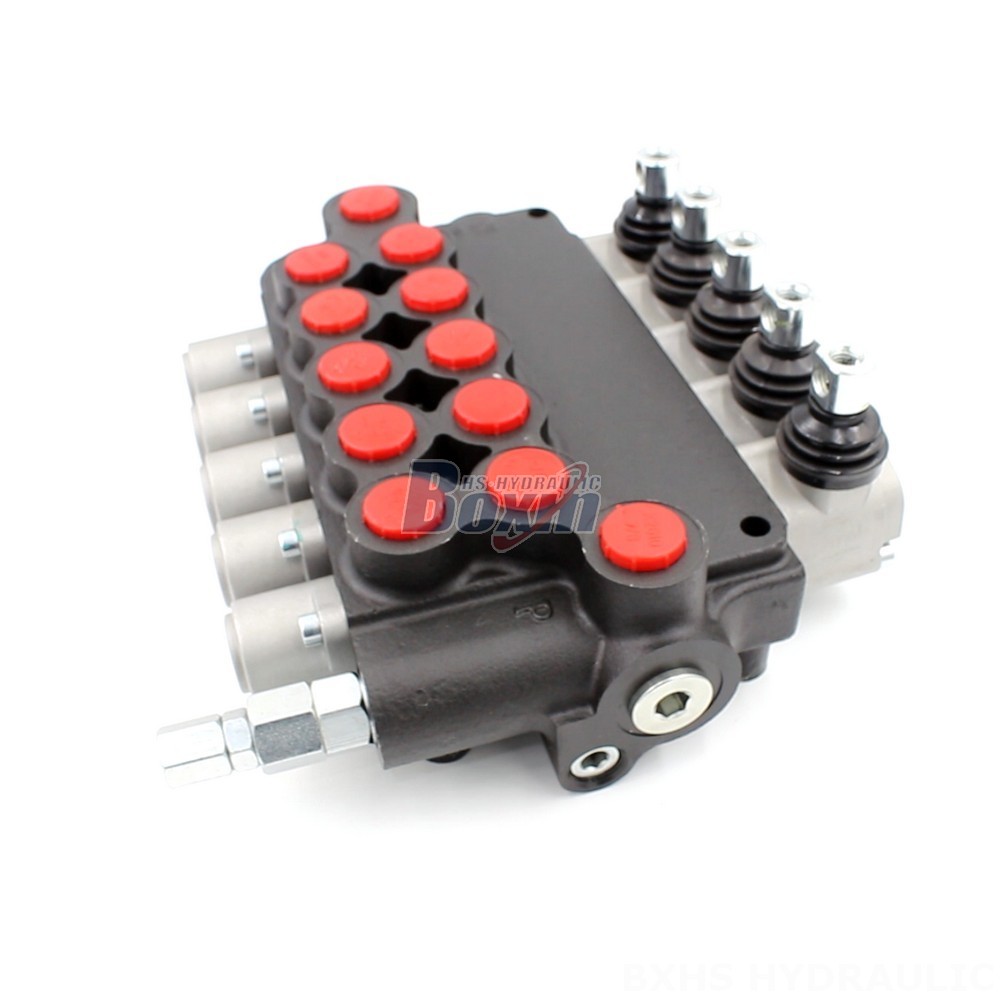 Industrial Hydraulic Valves: P80-U116-U78-OT 5 Spool Monoblock Directional Valve cover photo