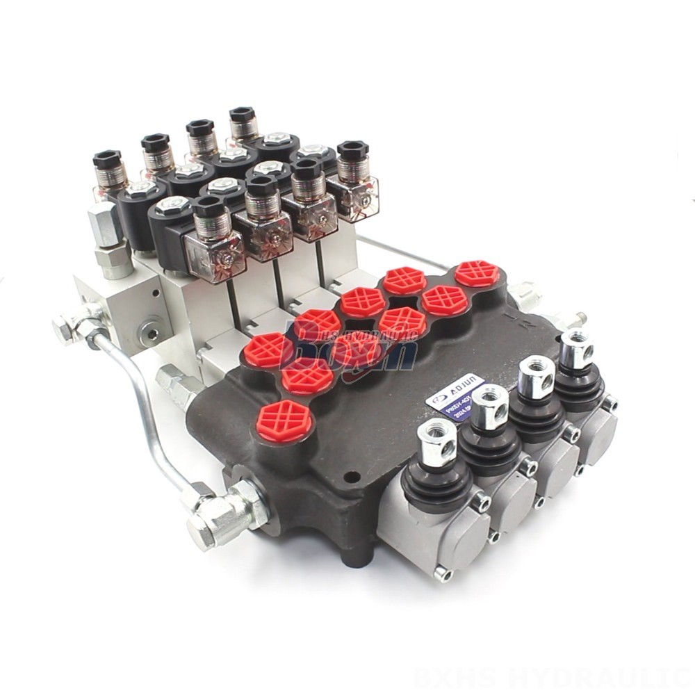 P80 Electro-hydraulic 4 Spool Monoblock Valve: OEM & ODM Services Available cover photo