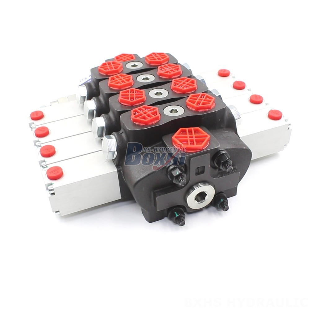 SD8 Hydraulic 4 Spool Sectional Directional Valve - Factory Direct main image