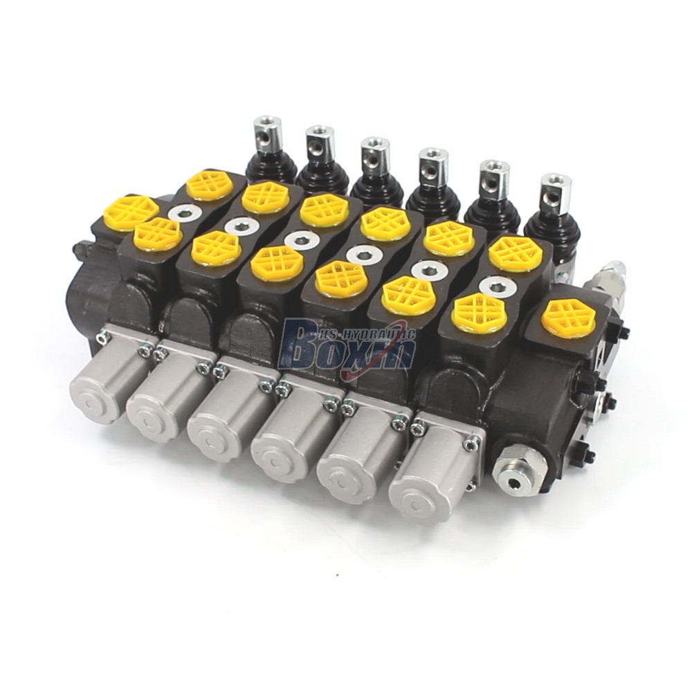 SD8 Series 6 Spool Hydraulic Sectional Control Valve cover photo