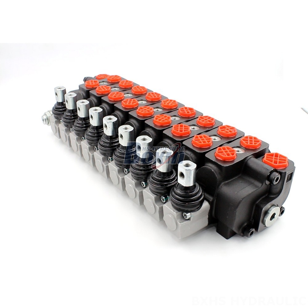 SD8 Manual 9 Spool Sectional Directional Valve | Hydraulics Manufacturer main image