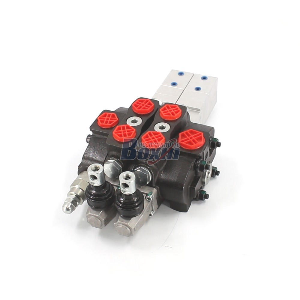 SD8 2 Spool Pneumatic Hydraulic Sectional Valve with High Pressure main image