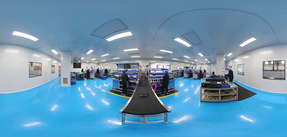 Vista panorâmica de 360° da fábrica Boxinhuasheng Hydraulic