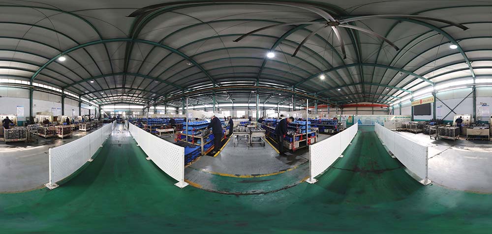 Vista panorâmica de 360° da fábrica Boxinhuasheng Hydraulic