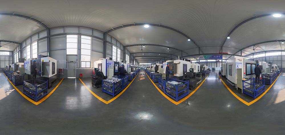 Vista panorâmica de 360° da fábrica Boxinhuasheng Hydraulic