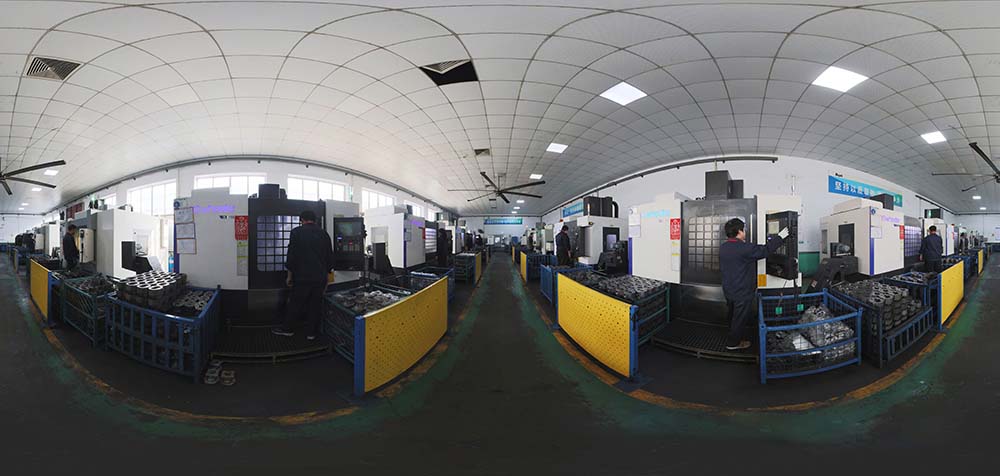 Vista panorâmica de 360° da fábrica Boxinhuasheng Hydraulic