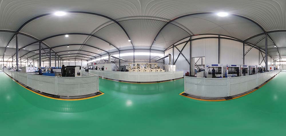 Vista panorâmica de 360° da fábrica Boxinhuasheng Hydraulic