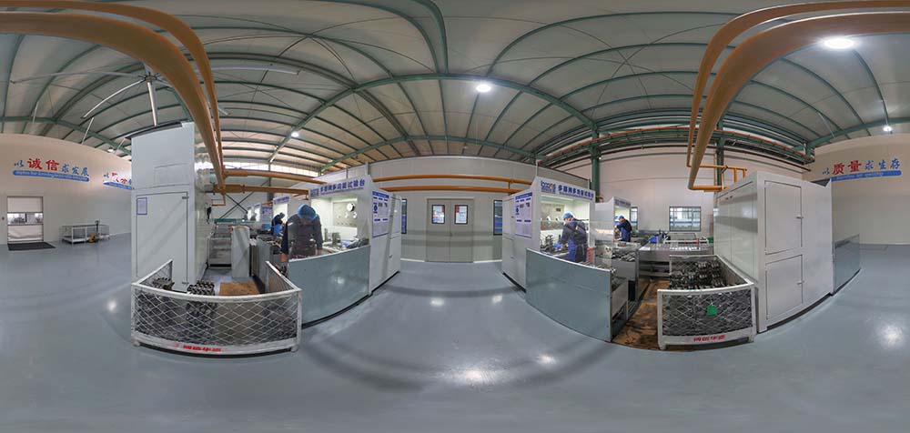 Vista panorâmica de 360° da fábrica Boxinhuasheng Hydraulic