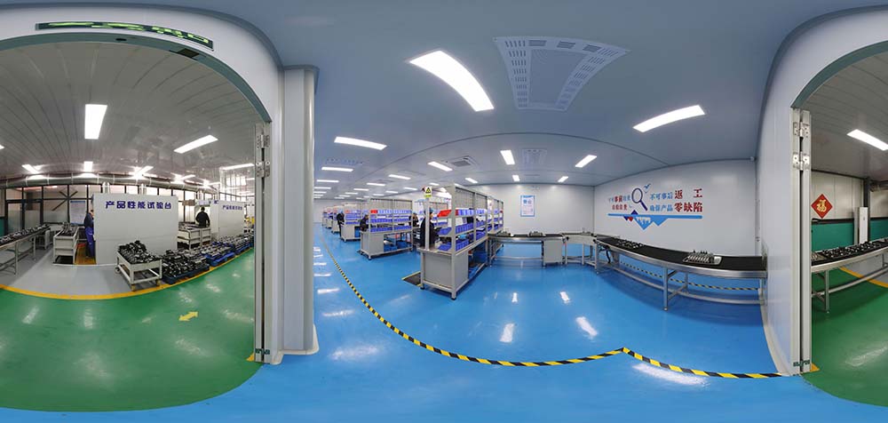 Vista panorâmica de 360° da fábrica Boxinhuasheng Hydraulic